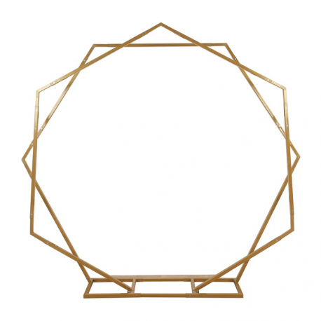 Dual Hex Arch - Gold Metal