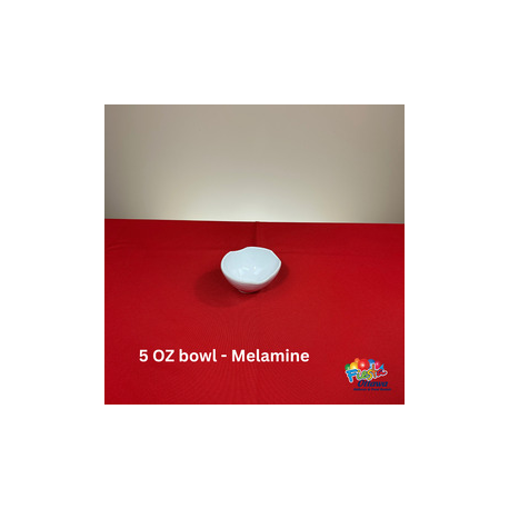 Bowl / Dish - White - 5 OZ Melamine