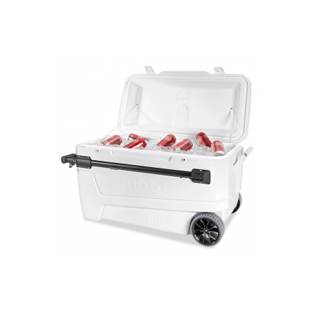 Large White Cooler with wheels