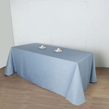 Dusty Blue 90x132 inch Table Cover