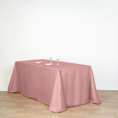 Dusty Rose 90x132 inch Table Cover