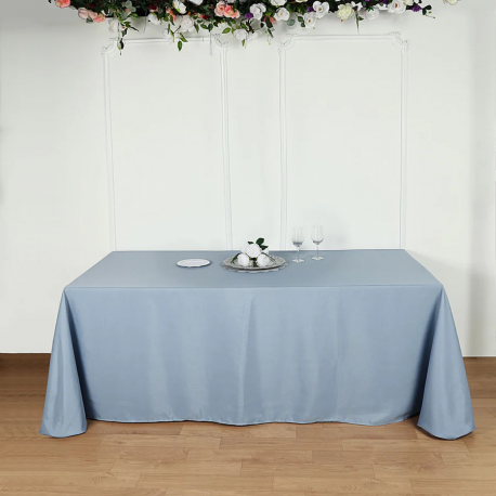 Dusty Blue 90x156 inch Table Cover