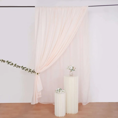 Backdrop Panel - Blush Dual Layer - 10x10 Feet