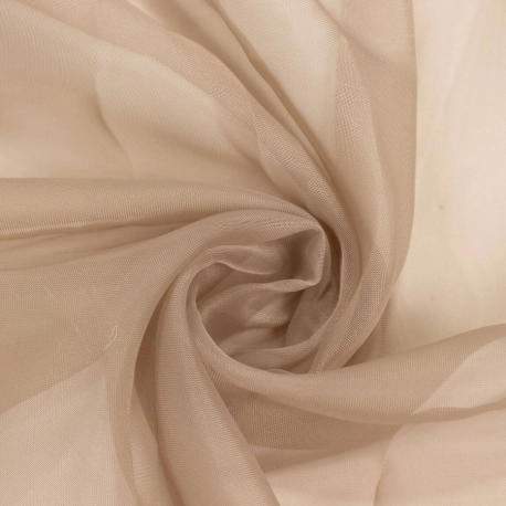 Natural Sheer Arch Drapery - 32 Feet