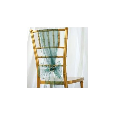 Hunter Green Organza Sash