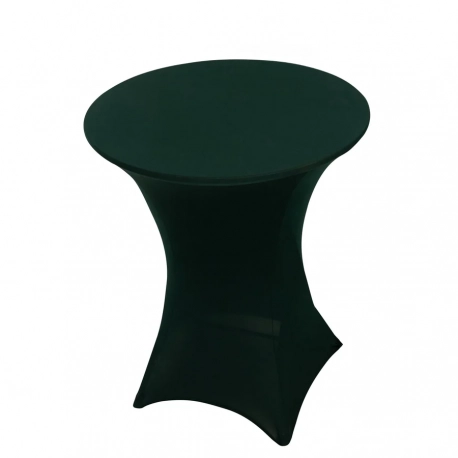 Hunter Green Spandex/Cocktail Table Cover