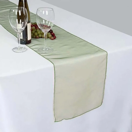Willow Green Organza Table Runner