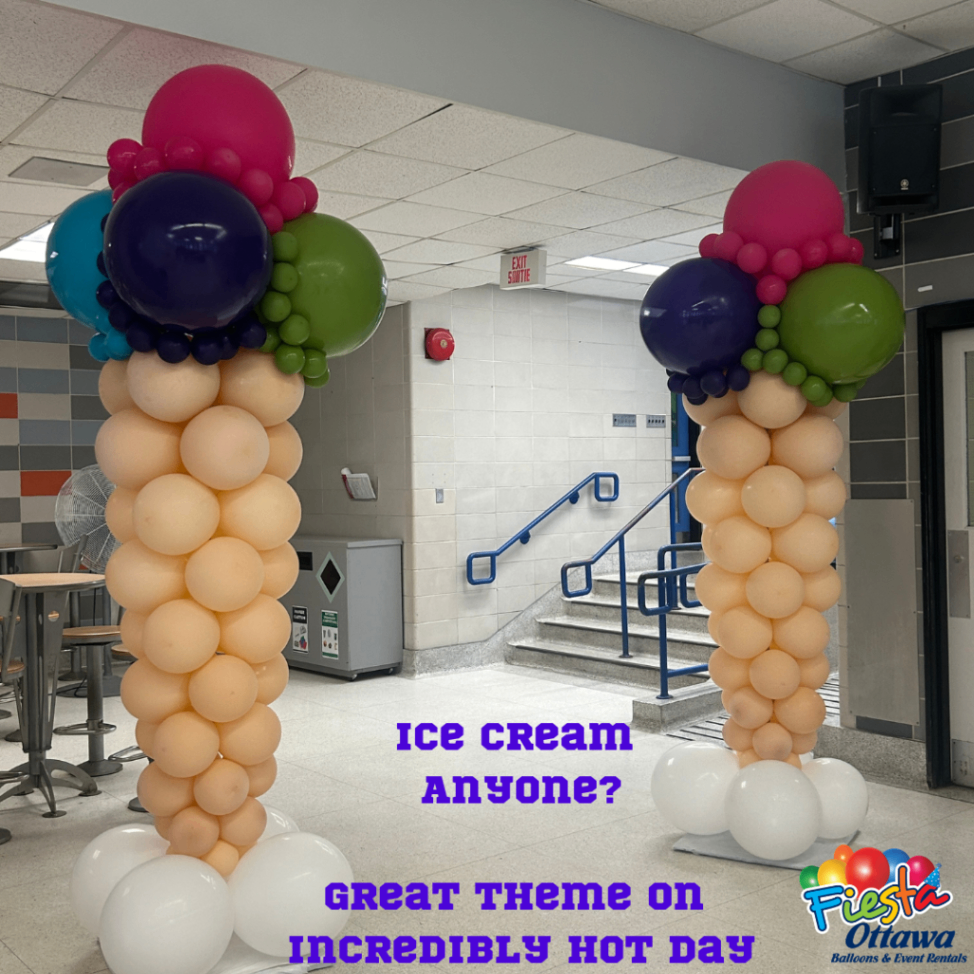 Ice Cream Cone Balloons
