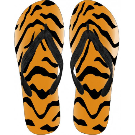 Tiger Flip Flops