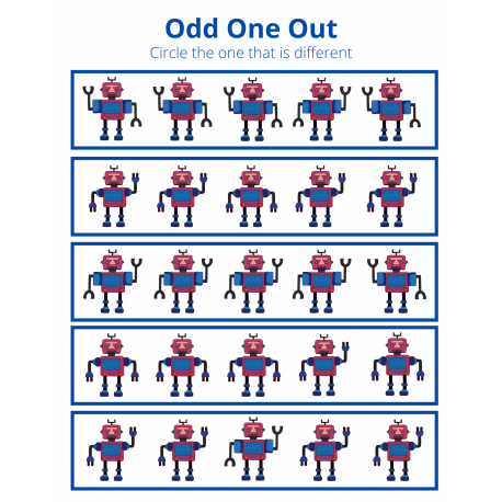 Odd One Out - Robot 1