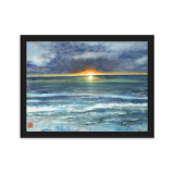 Framed Print  "Sunset Blessings"