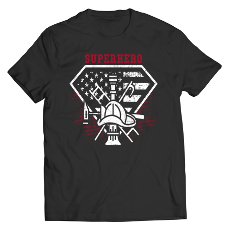 Firefighter Super Hero T-shirt