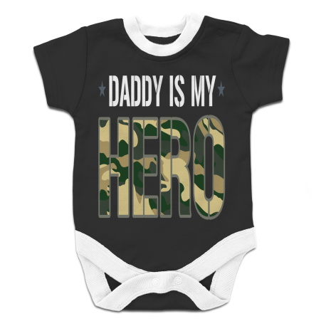 Daddy is My Hero Cute and Comfy Onesie Perfect for Family Photo