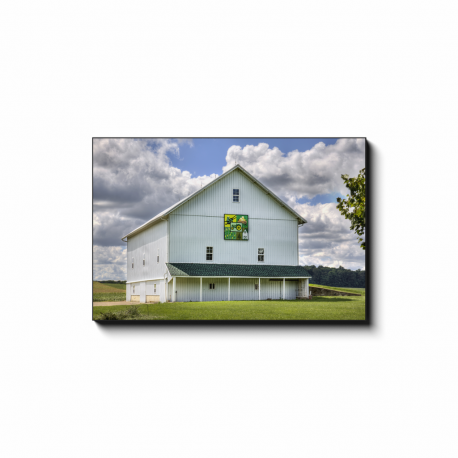 24x36 Rustic Farmhouse Barn Quilt 2381 Canvas Wall Decor Aesthetics