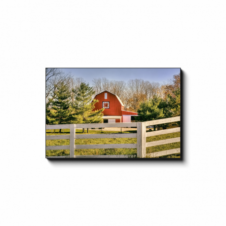 24x36 Rustic Farmhouse Barn Quilt 2983 Canvas Wall Decor Aesthetics