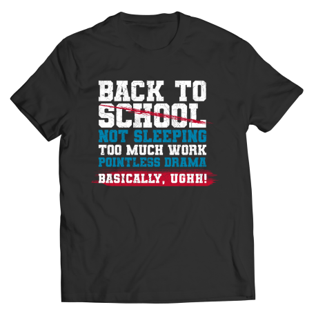 Back To School Not Sleeping T-Shirt