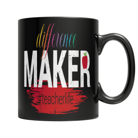 Difference Maker Teacher Life Coffee Mug
