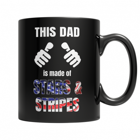 Limited Mug - This Dad Is Made Of Stars & Stripes (FATHERS DAY EXCLUSIVE)