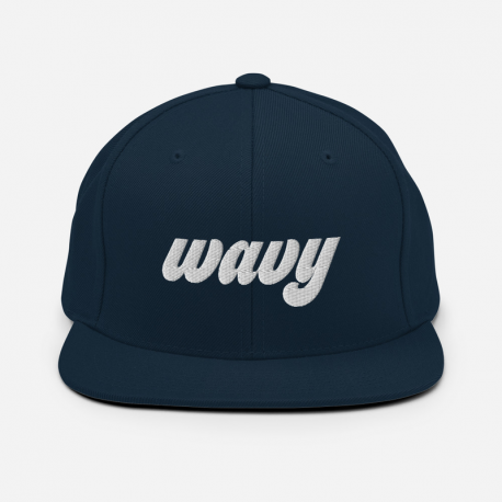 Wavy Snapback Hat