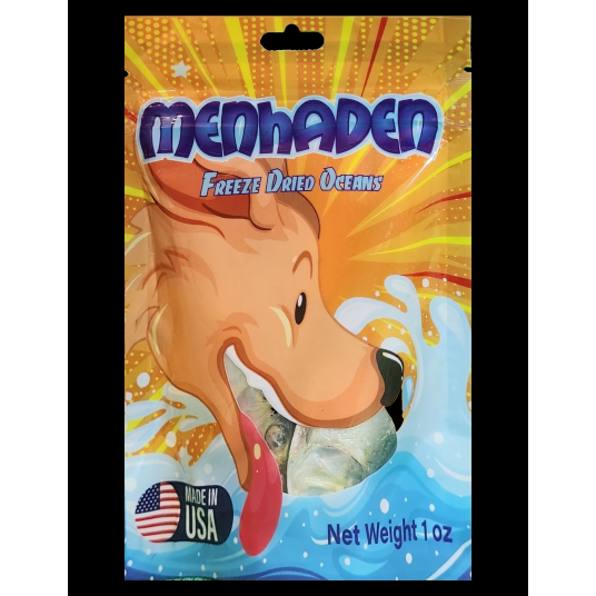 Freeze Dried Menhaden 10 Pack (1oz)