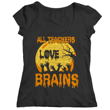 All Teachers Love Brain Teacher Shirt