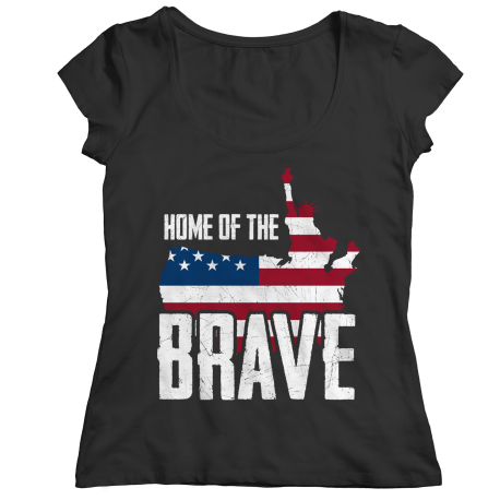 Home of the Brave Patriotic Shirt