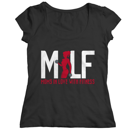 MILF Moms In Love With Fitness Workout Shirt