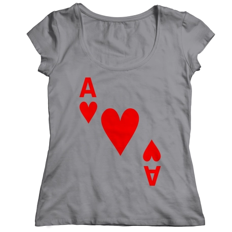 Ace of Hearts Graphics Shirts