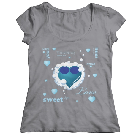 Sweet Love Words Girly Girl Shirt