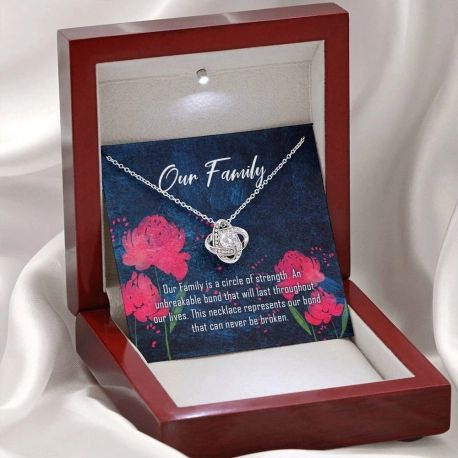 Our Family Love Knot Necklace