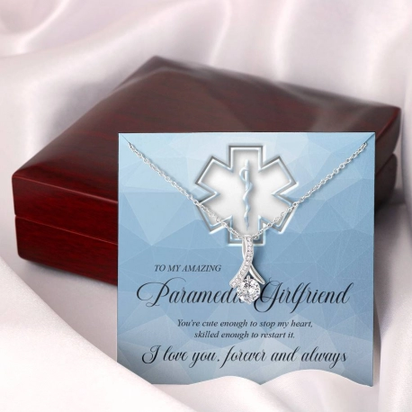 To My Amazing Paramedic Girlfriend Alluring Beauty Necklace