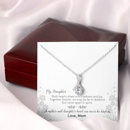 A Mother And Daughters Love Can Never Be Broke Alluring Beauty Necklace