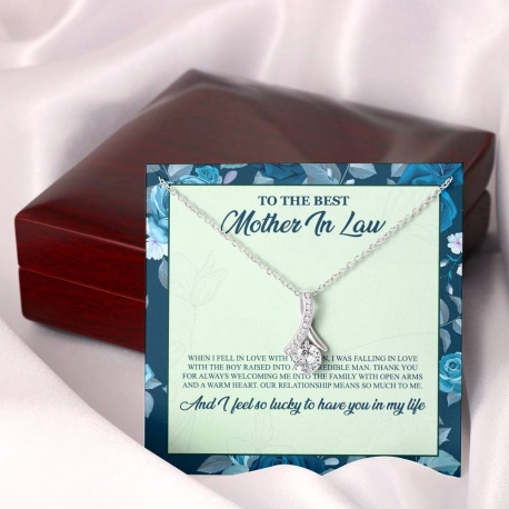 To The Best Mother In Law Alluring Beauty Necklace