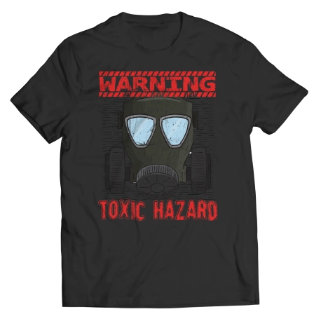 Warning Toxic Hazard Graphics Shirt
