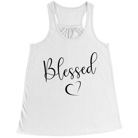 Blessed Graphics Flowy Racerback Tank