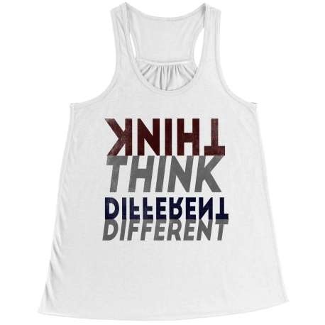 Think Different Graphics Flowy Racerback Tank