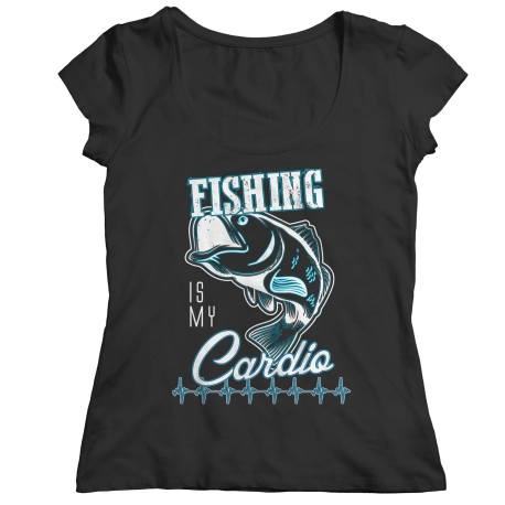 Fishing Is My Cardio Fishing Shirt
