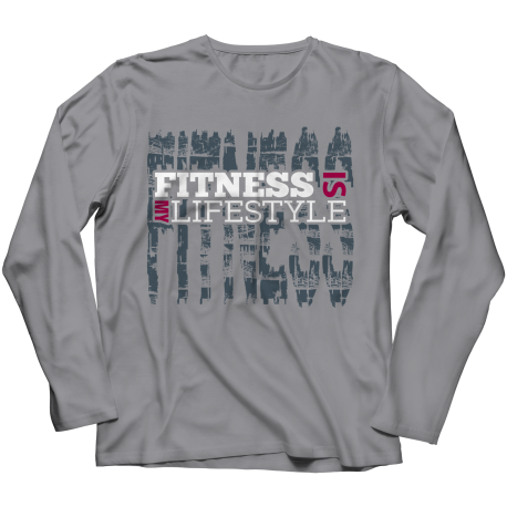 Fitness Is My Life Style Long Sleeve Shirt