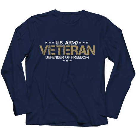 US Army Veteran Long Sleeve Shirt
