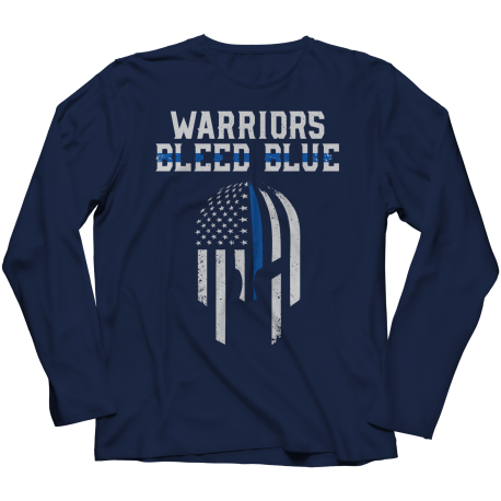 Warriors Bleed Blue - Unisex Long Sleeve Shirt