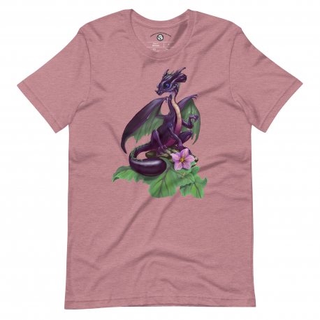 Eggplant Dragon Unisex t-shirt