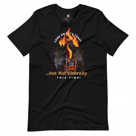 Rum Dragon Toast Unisex tshirt