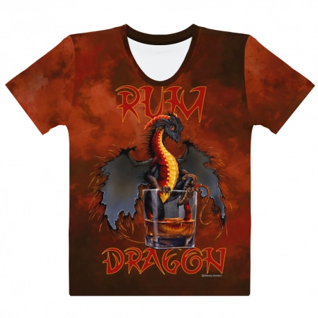RUM DRAGON Women's all-over print t-shirt