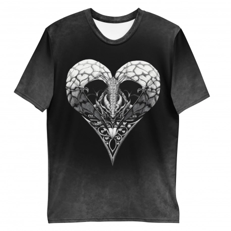 Dragon of hearts Men's t-shirt
