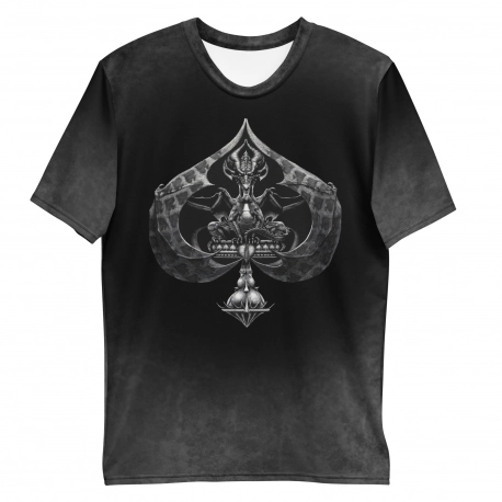 Dragon of spades Men's t-shirt