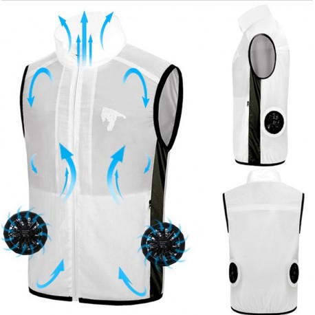 Warrior Electric Wear -- Air Conditioning Cooling Vest USB Charging