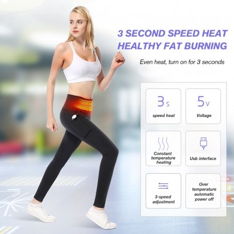 Warrior Electric Wear --  Women's New Intelligent Heating Warm Pants