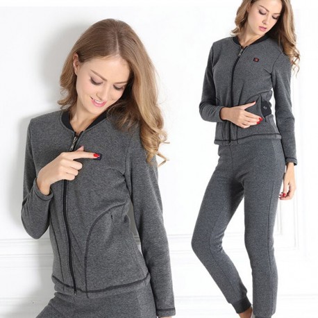 Warrior Electric Wear -- Women`s USB Infrared Heated Suit Set