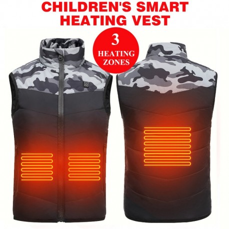 Warrior Electric Wear -- Children's USB Rechargeable Heated Thermal Vest