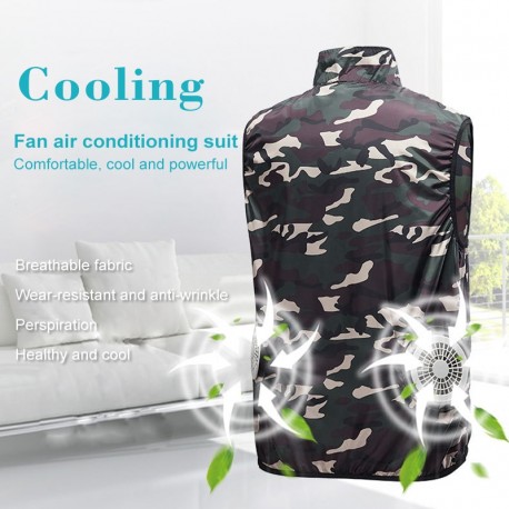 Warrior Electric Wear -- Camouflage A/C Cooling Vest